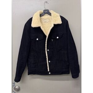 Maison Kitsune Corduroy Trucker Jacket Mens size Large